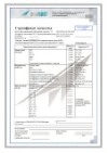 Сертификат качества абразивного порошка никельшлака (гранулированный шлак по ТУ 3989-003-82101794-2008)